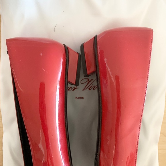 Roger Vivier Belle Vivier Metal Buckle Ballerinas in Patent Leather - Picture 5 of 9